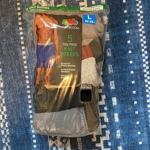 Mens Fruit of the Loom Knit Boxers